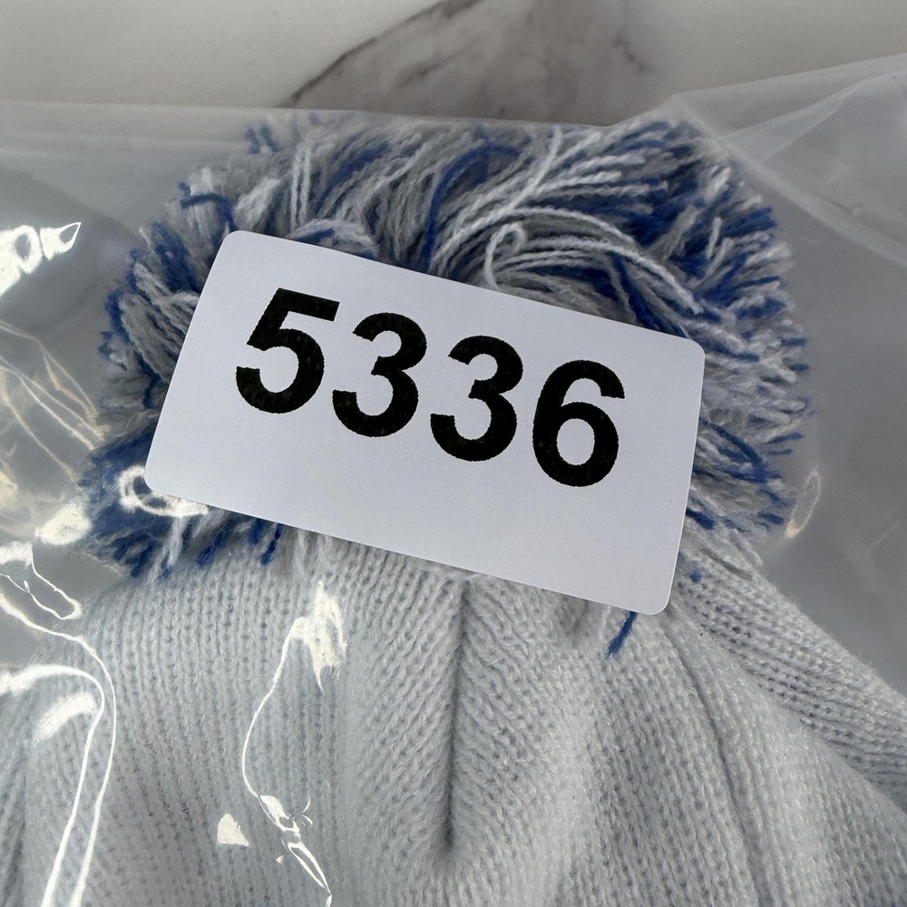 Indianapolis Colts Hat Beanie Mens Blue NFL Football Pom Knit Cuffed New Era - Picture 10 of 11